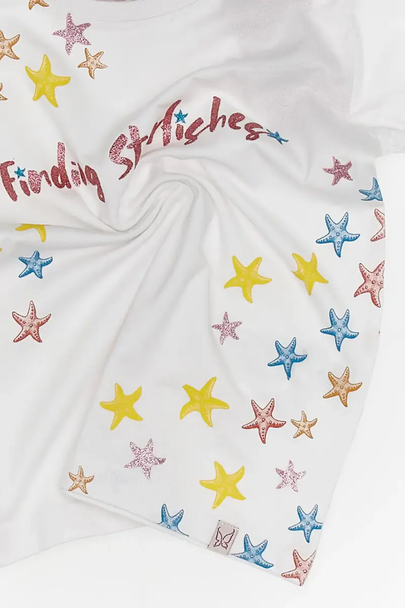 Completo T-shirt e Pantaloncini Grazie Mamma 03047 Bianco e Rosa [WHITE miniatura 3