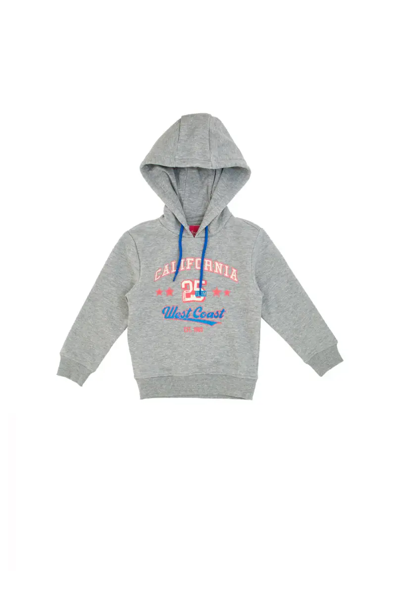 Felpa Grazie Mamma 04079 Grigia [GRIGIO]