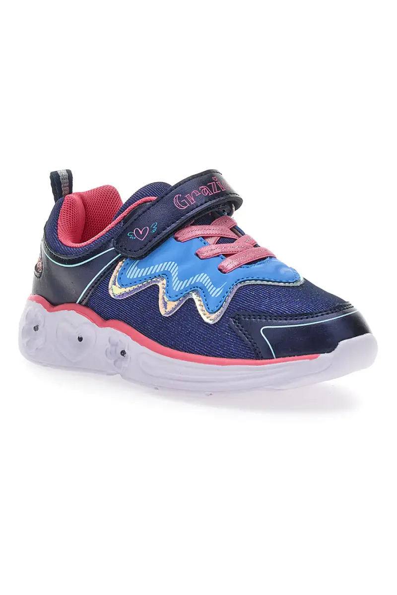 Sneakers con Luci Grazie 2224 Blu [BLUE] miniatura 2