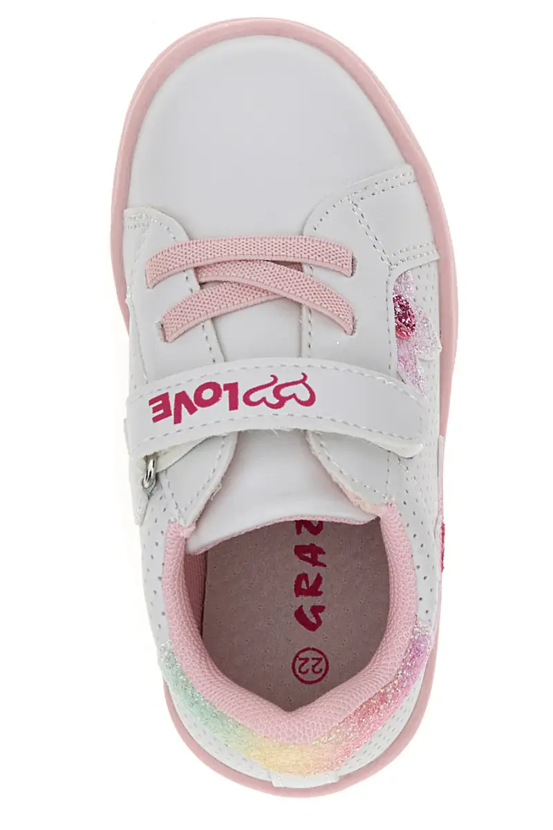 Sneakers Primi Passi Grazie 14003 Bianche [BIANCO miniatura 5