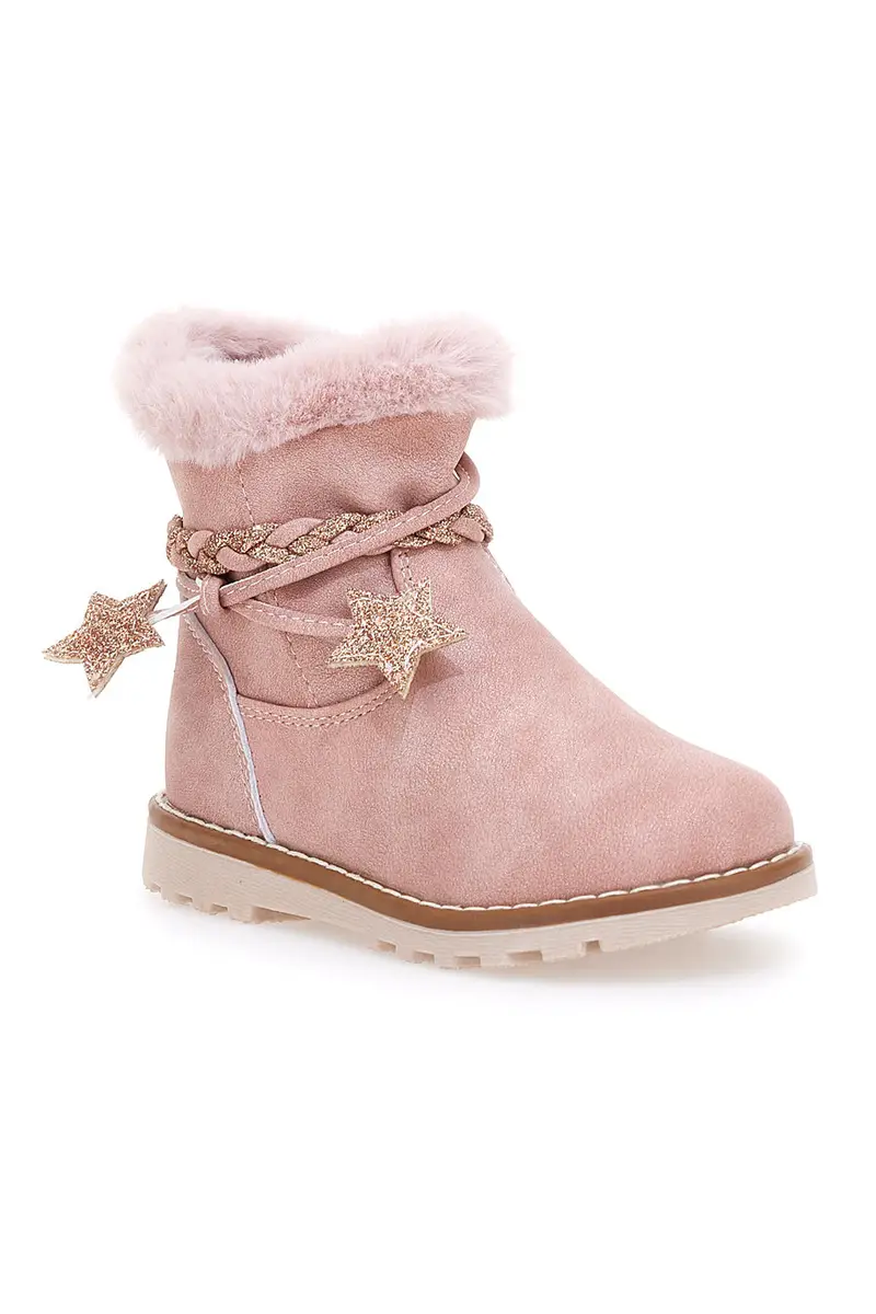 Stivaletti rosa con pelliccia e stelle glitter Grazie 1528 [ROSA] miniatura 2