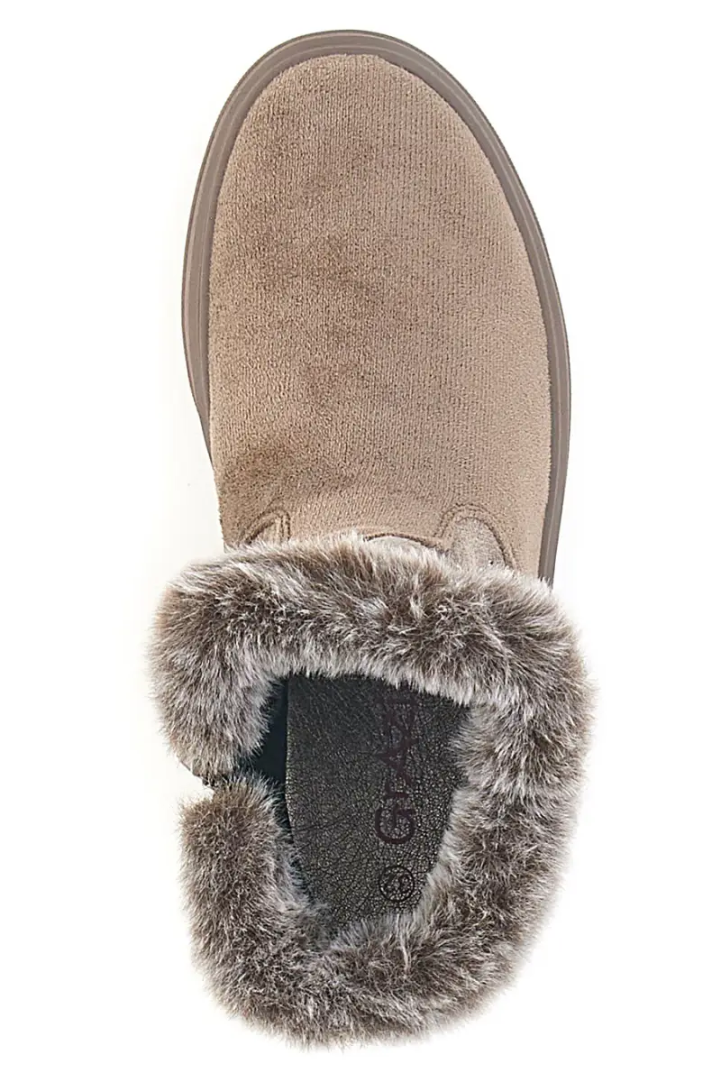 Stivaletti tortora con stelle glitter e pelo Grazie 1625 [TORTORA] miniatura 3