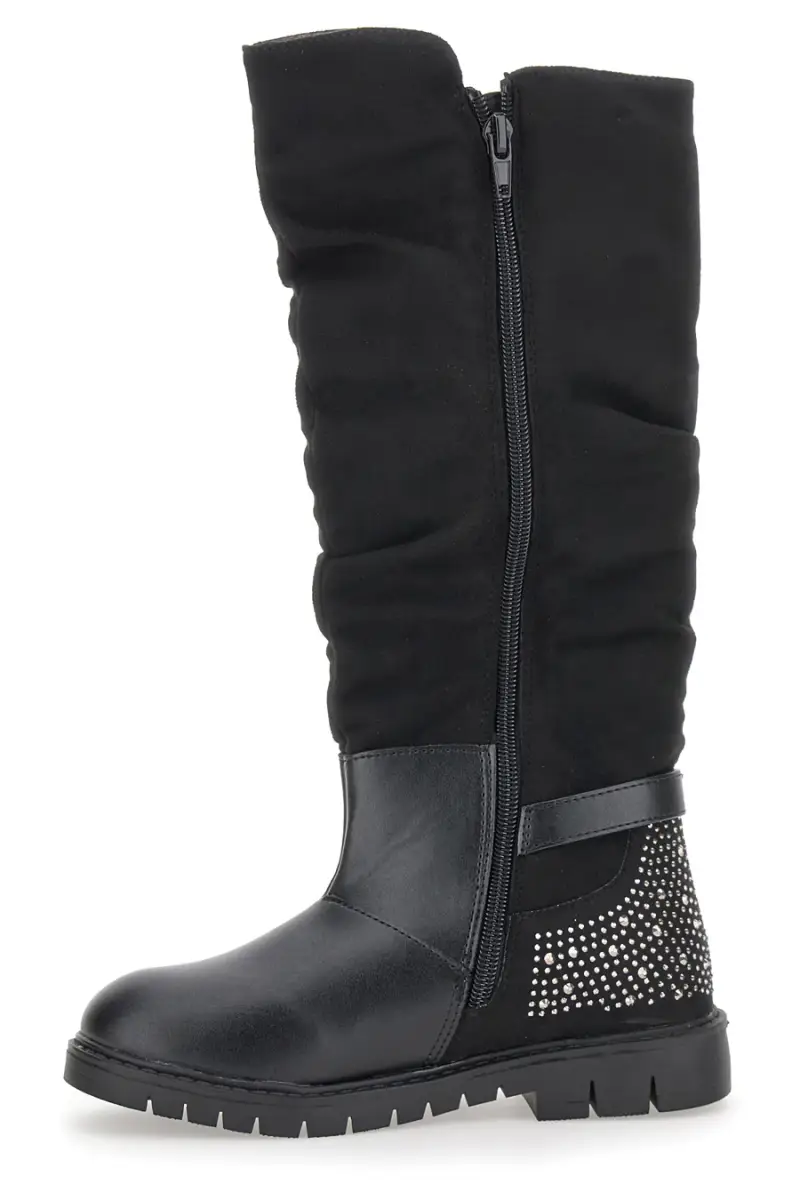 Stivali Grazie 13890 Neri con Strass [NERO] miniatura 3