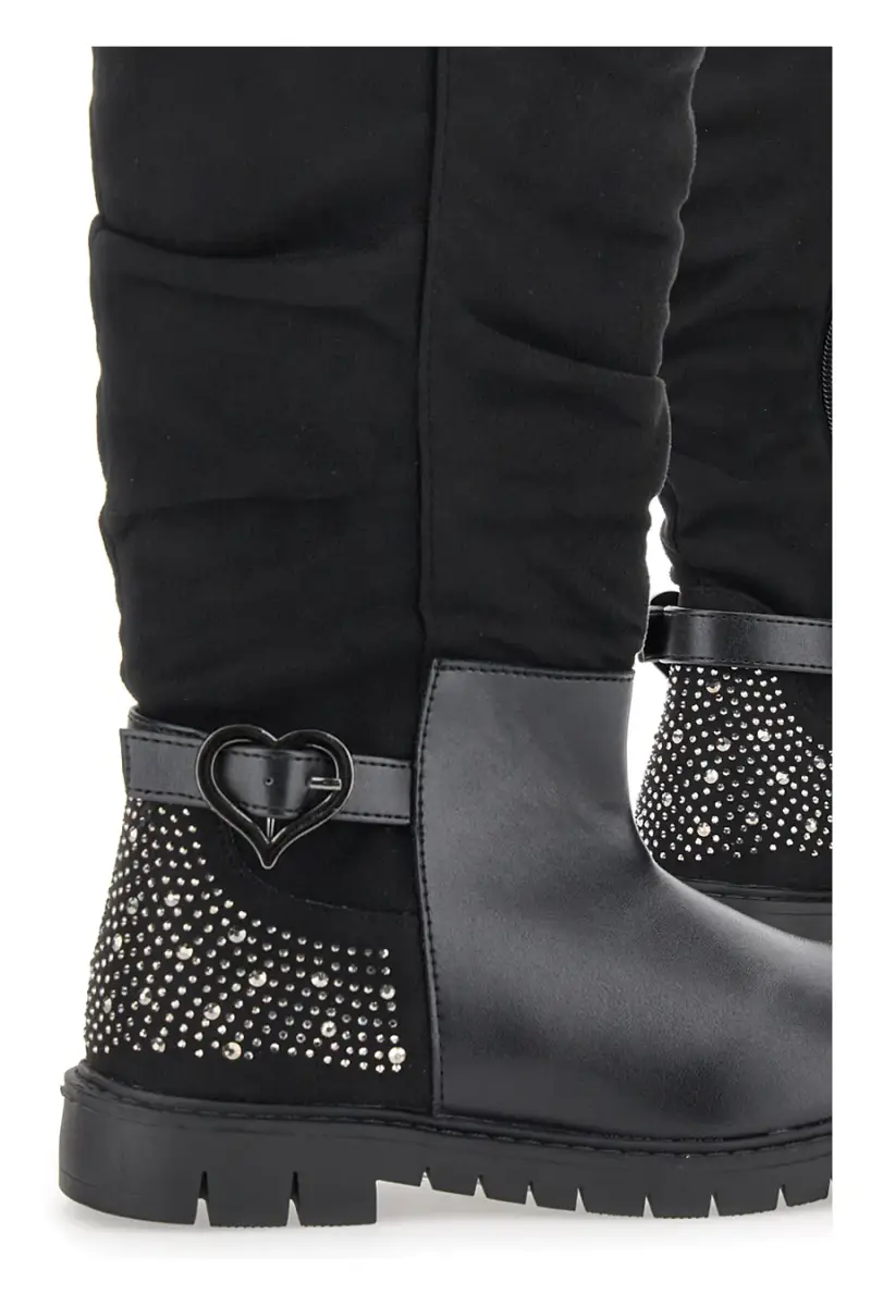 Stivali Grazie 13890 Neri con Strass [NERO] miniatura 5