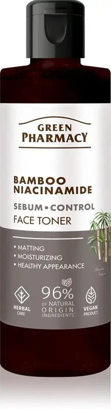 Bamboo & Niacinamide lozione tonica attiva per pelli grasse 200 ml