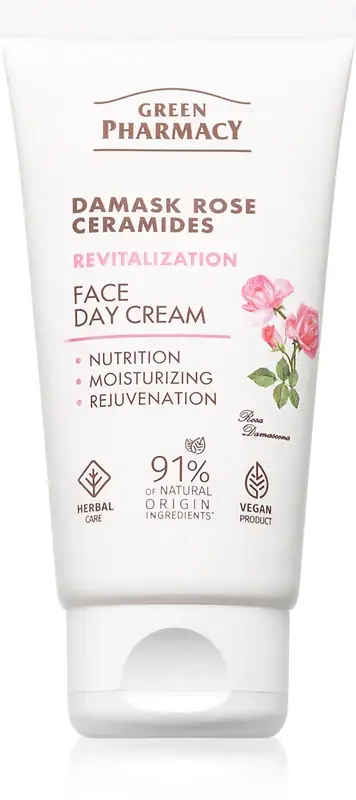 Damask Rose & Ceramides crema giorno per il viso nutriente intensa 50 ml