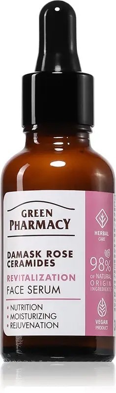 Damask Rose & Ceramides siero rivitalizzante viso 30 ml