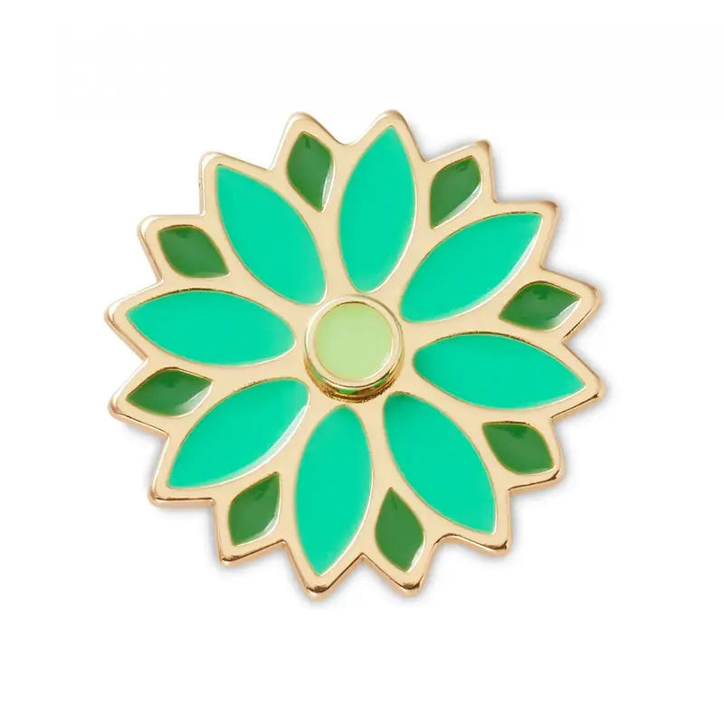 Green spinner flower