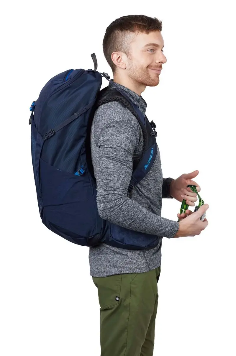 zaino uomo Blu miniatura 3