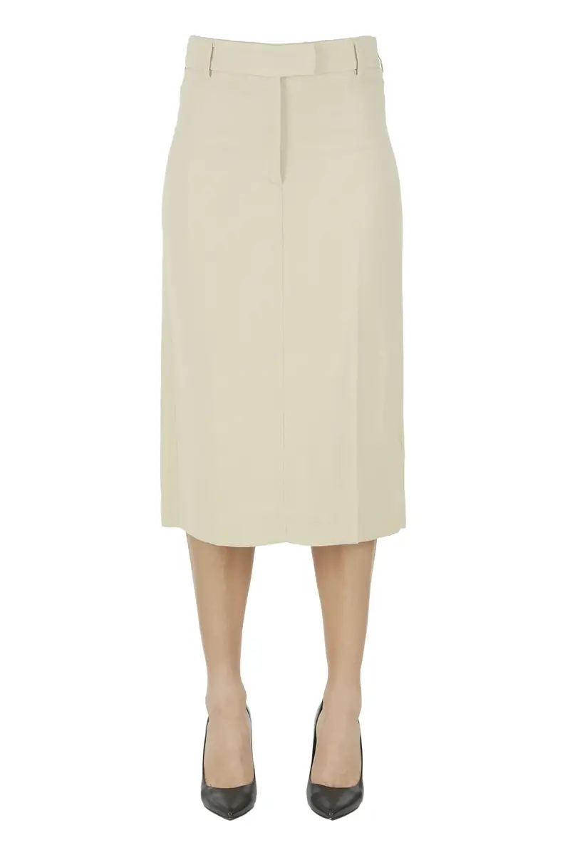 Gonna a tubino Beige