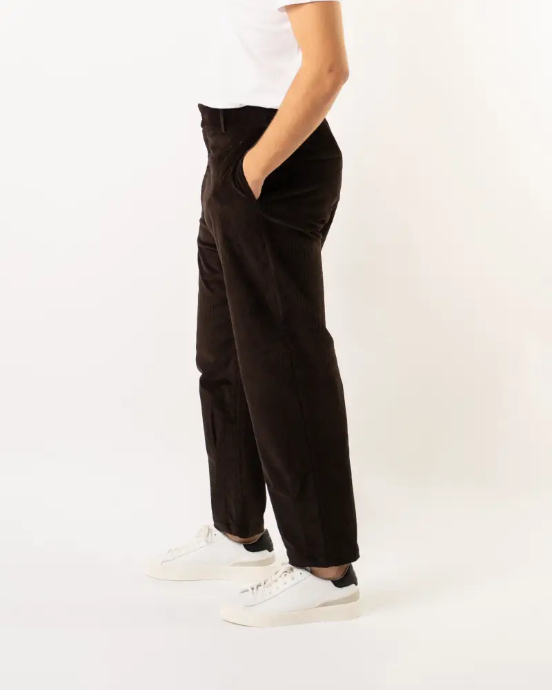 Pantaloni Velluto Coste Marrone