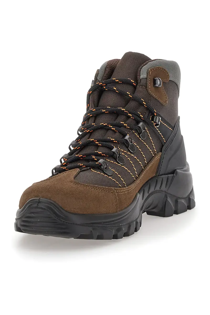 Scarponcino da Trekking Marrone In Pelle Scamosciata Grisport 13342 [MARRONE] miniatura 3