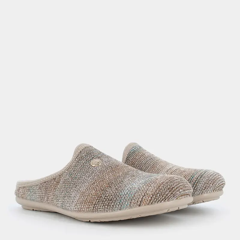 Ciabatte Grunland da Donna, beige miniatura 2