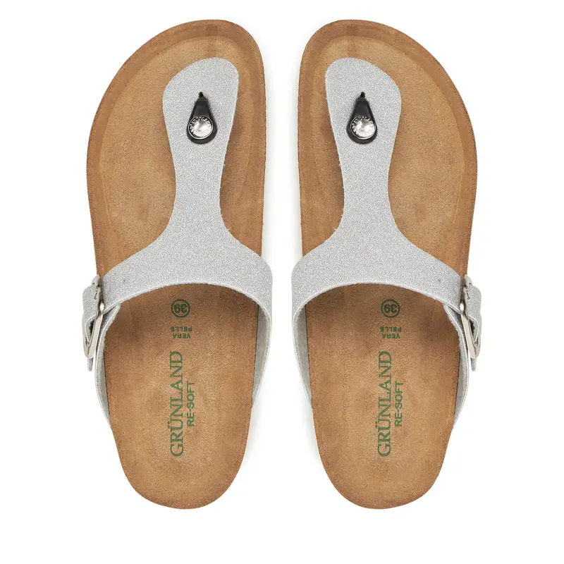 Infradito Grünland Sara CC0112 Argento