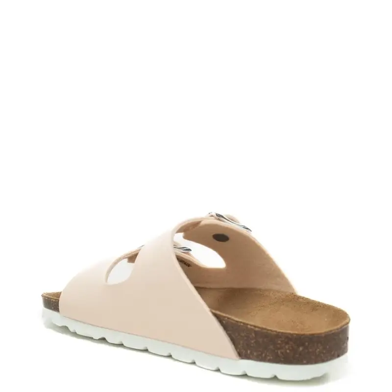 sandali da bambina luce con cinturini regolabili e maxi fibbie in metallo laminato pesca miniatura 3