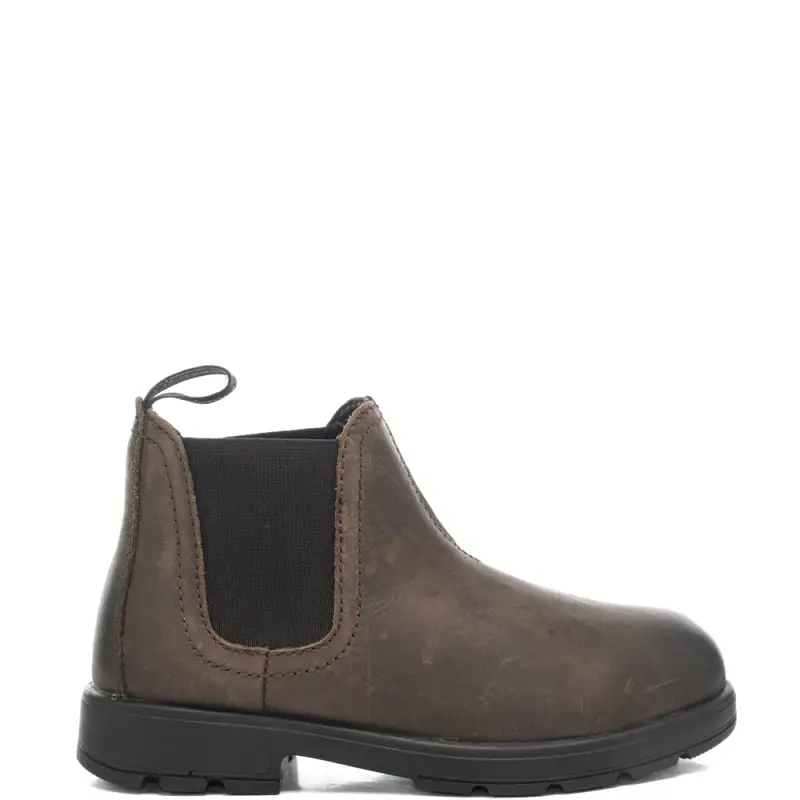 stivaletti da bambino stat con elastici laterali marrone