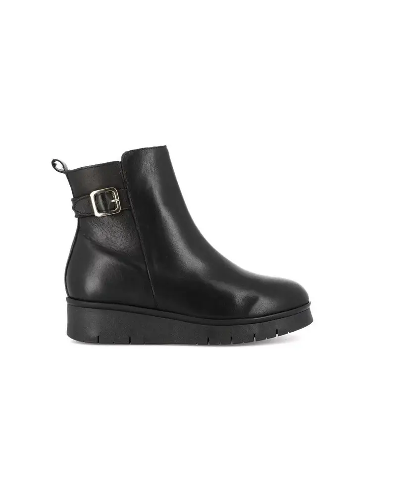 tronchetti donna rexx in pelle nero po0969