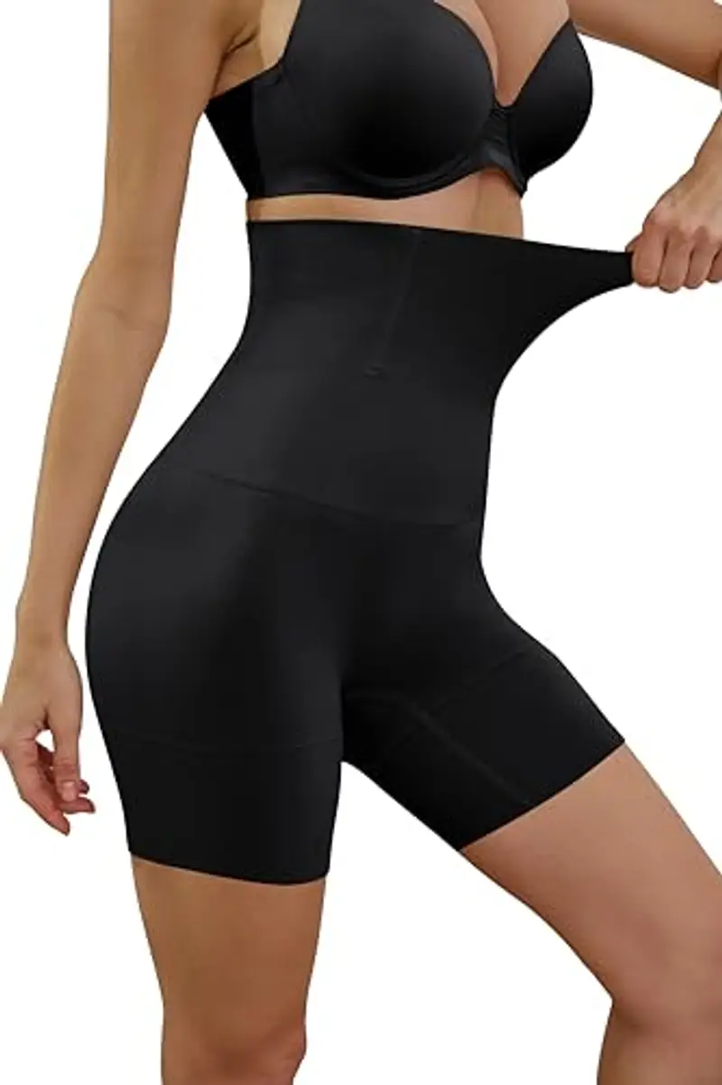 Guaina Contenitiva Donna Pancia Piatta, Pancera Contenitiva Donna a Gamba Lunga, Mutande Contenitive Modellanti – Intimo miniatura 2