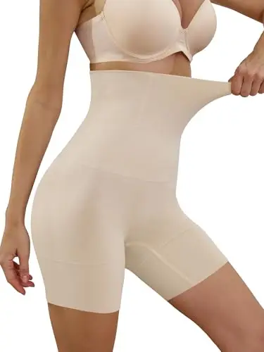 Guaina Contenitiva Donna Pancia Piatta, Pancera Contenitiva Donna a Gamba Lunga, Mutande Contenitive Modellanti – Intimo miniatura 2