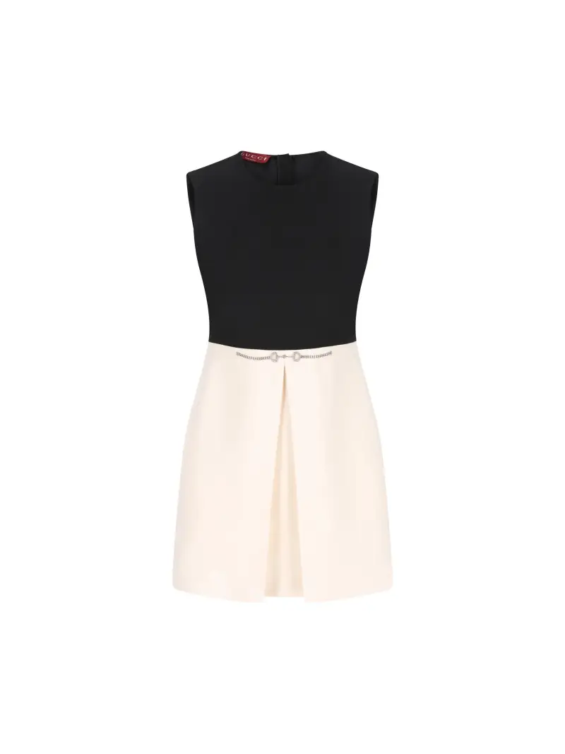 Abito In Seta E Lana NERO