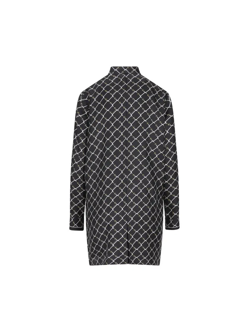 Abito In Twill Di Seta NERO miniatura 2