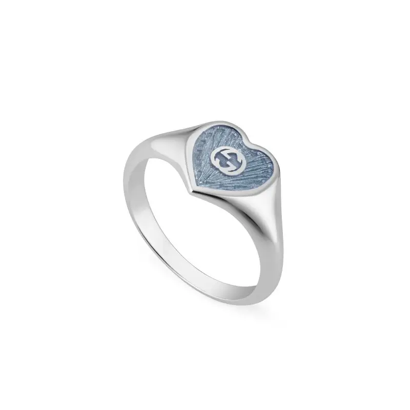 Anello Gucci Heart - 645544 J8410 8183 miniatura 2