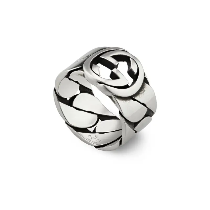 Anello Gucci Interlocking - 661518 J8400 0728 miniatura 2