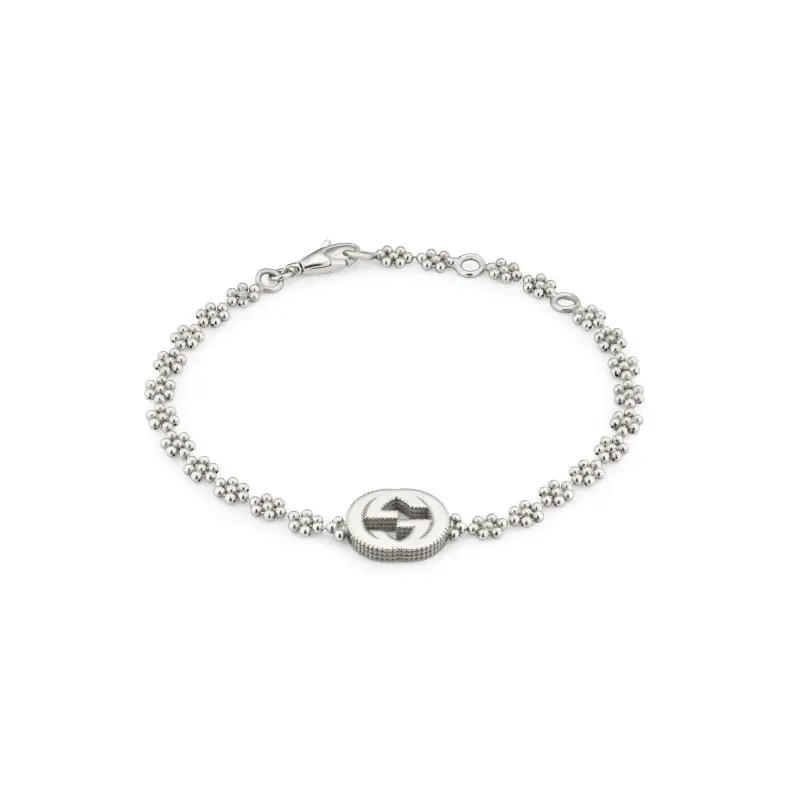 Bracciale Gucci Interlocking - 481687 J8400 8106