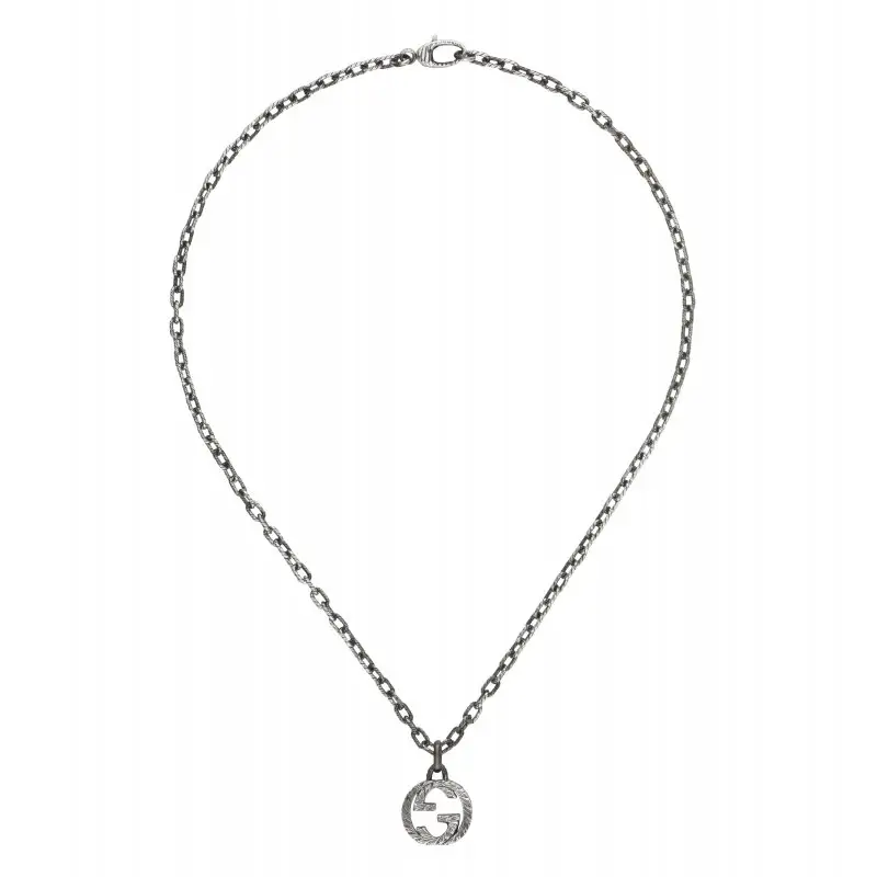 Collana Gucci Interlocking - 455307 J8400 0811