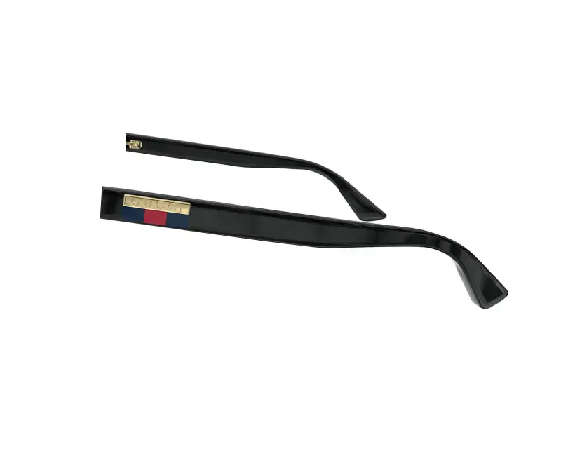 Gucci Aste di ricambio GG0748S Aste di ricambio Nero