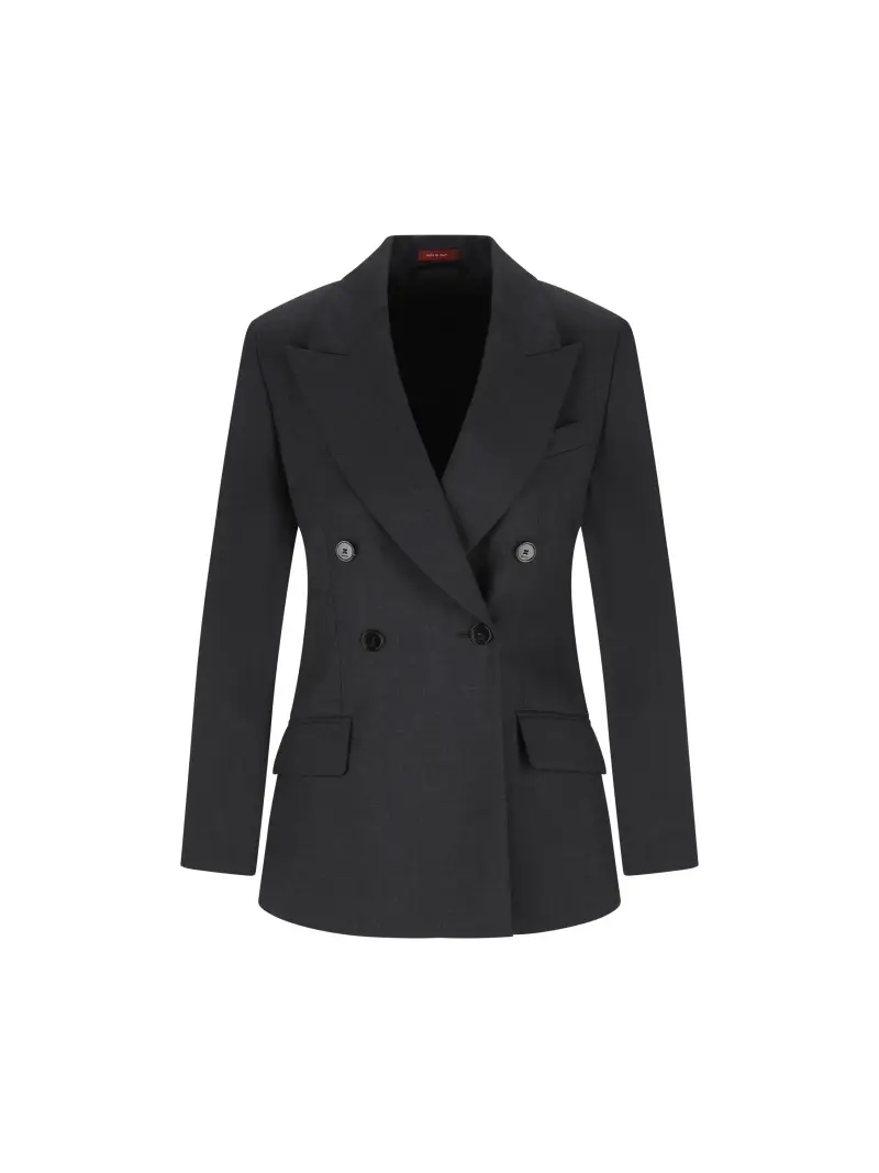 Blazer In Lana GRIGIO