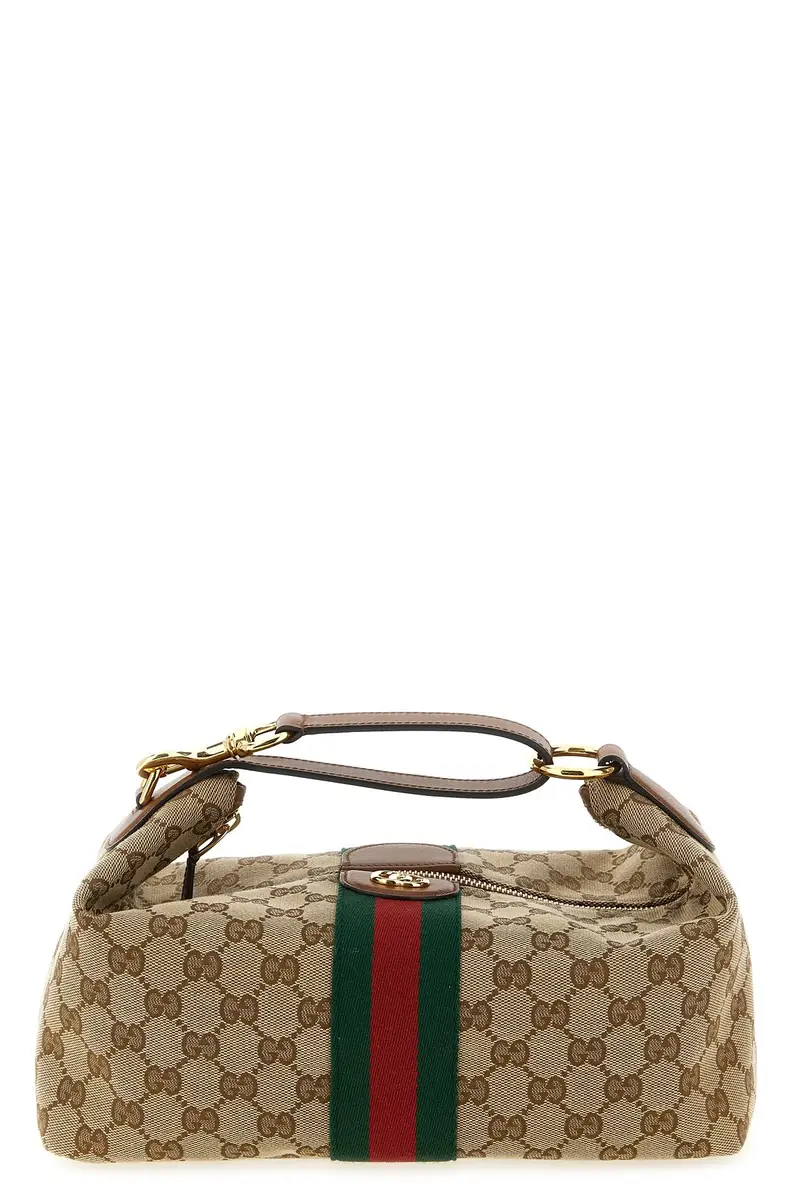 Borsa A Mano Gucci Vanity Media Beige