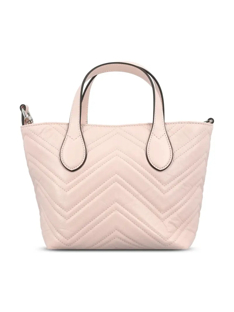 Borsa Shopping GG Marmont Piccola ROSA miniatura 2