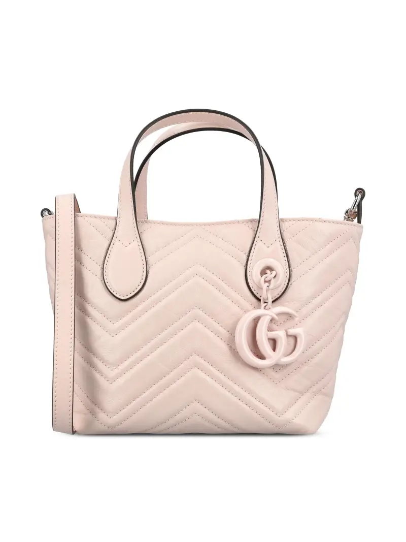 Borsa Shopping GG Marmont Piccola ROSA
