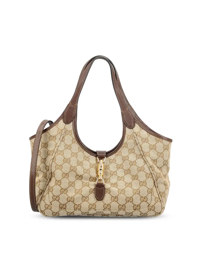 Borsa Shopping Gucci Mercato Piccola MARRONE