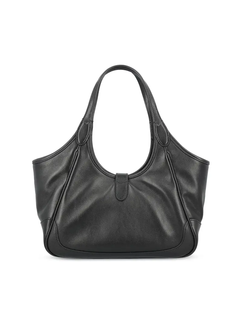 Borsa Shopping Gucci Mercato Piccola NERO miniatura 2