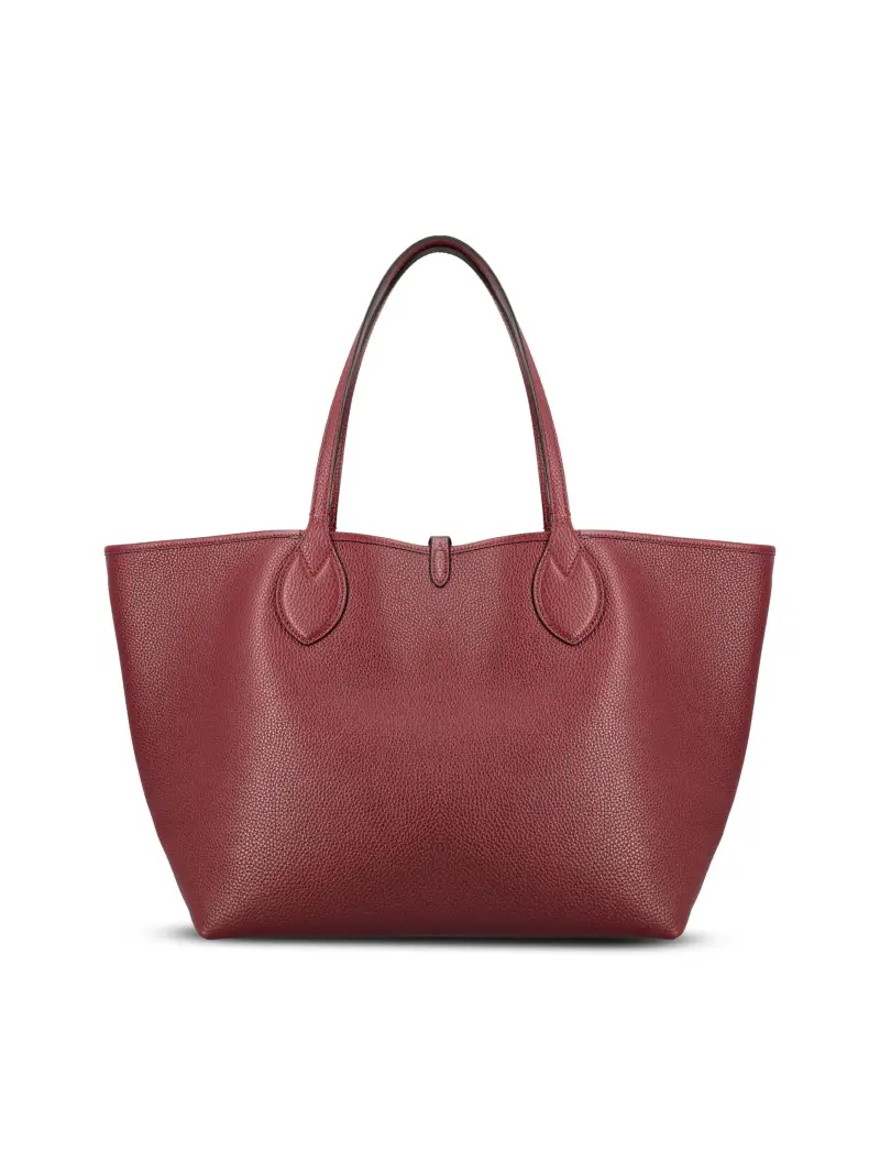 Borsa Shopping Reversibile Grande ROSSO miniatura 2