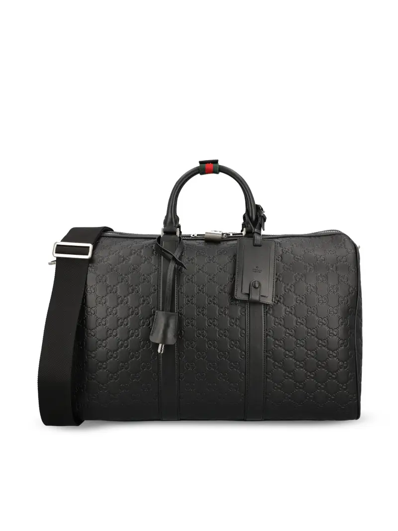 Borsone GG Emblem Medio NERO