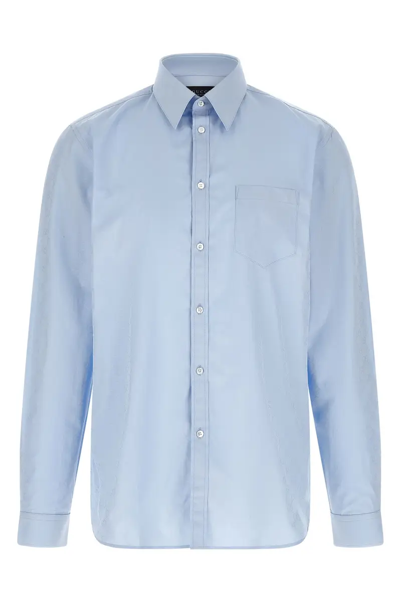 Camicia Gg Azzurro