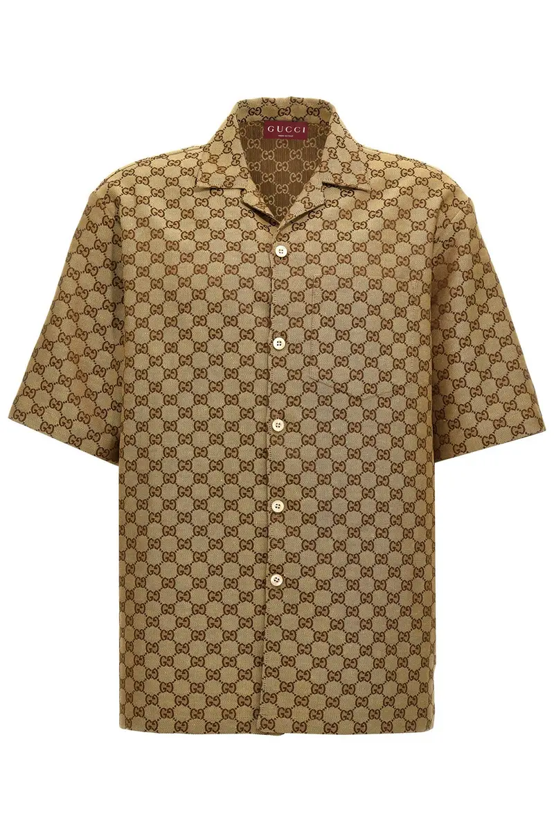 Camicia Gg Beige