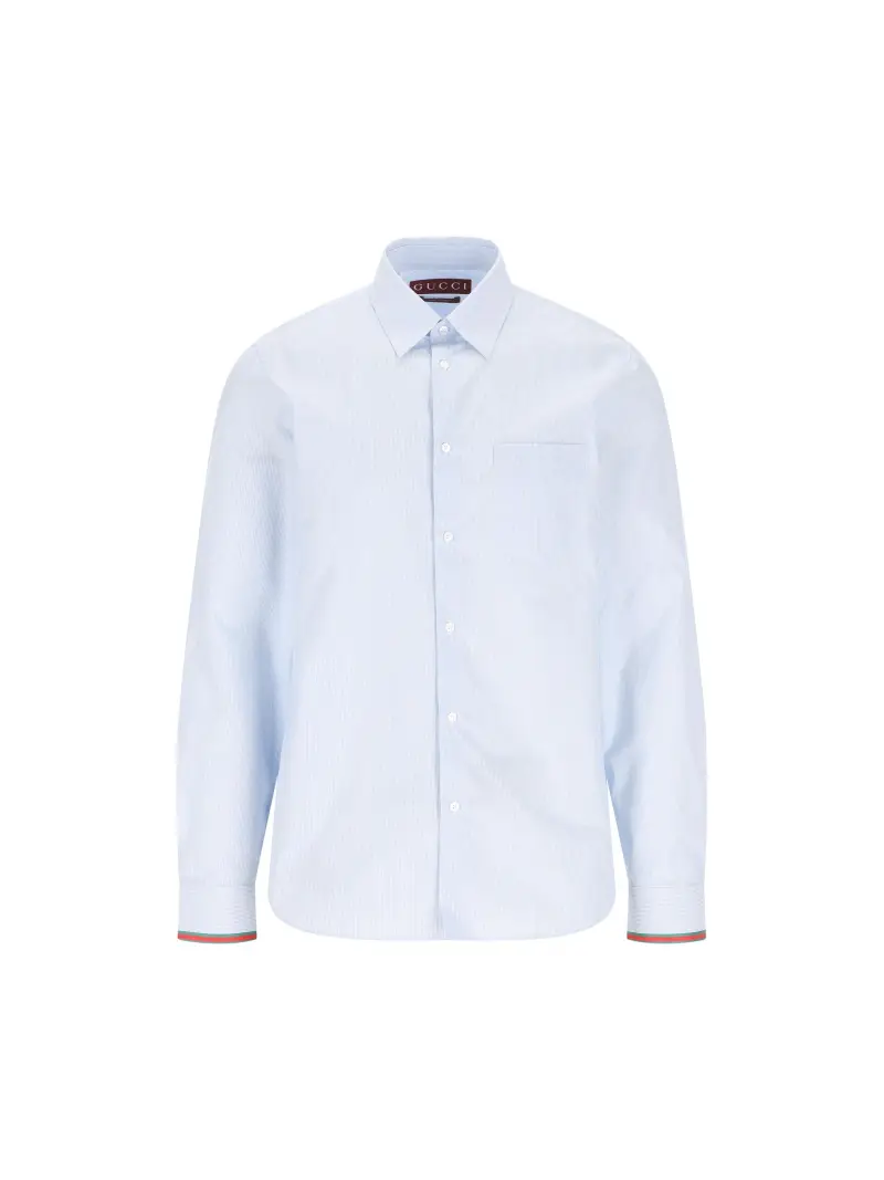 Camicia In Cotone_15+ AZZURRO