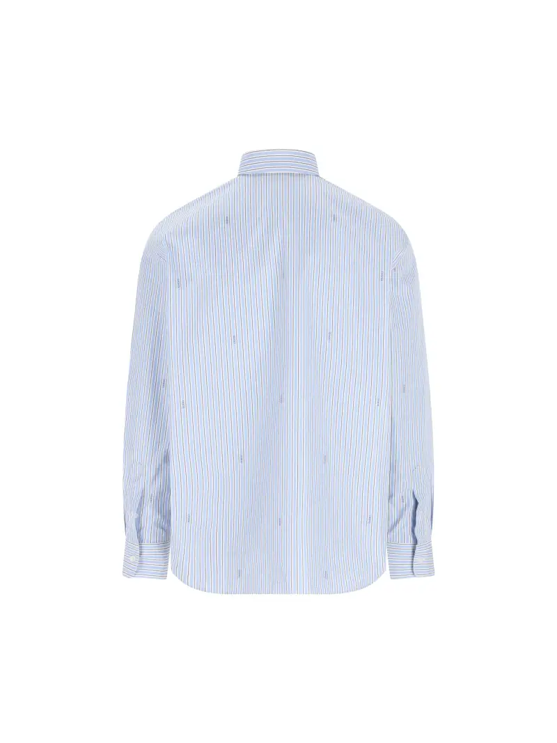 Camicia In Popeline Di Cotone_15+ AZZURRO miniatura 2