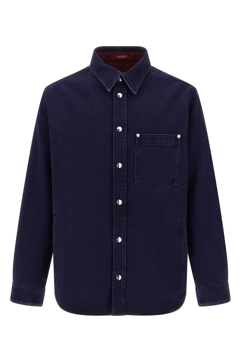 Camicia Reversibile Blu