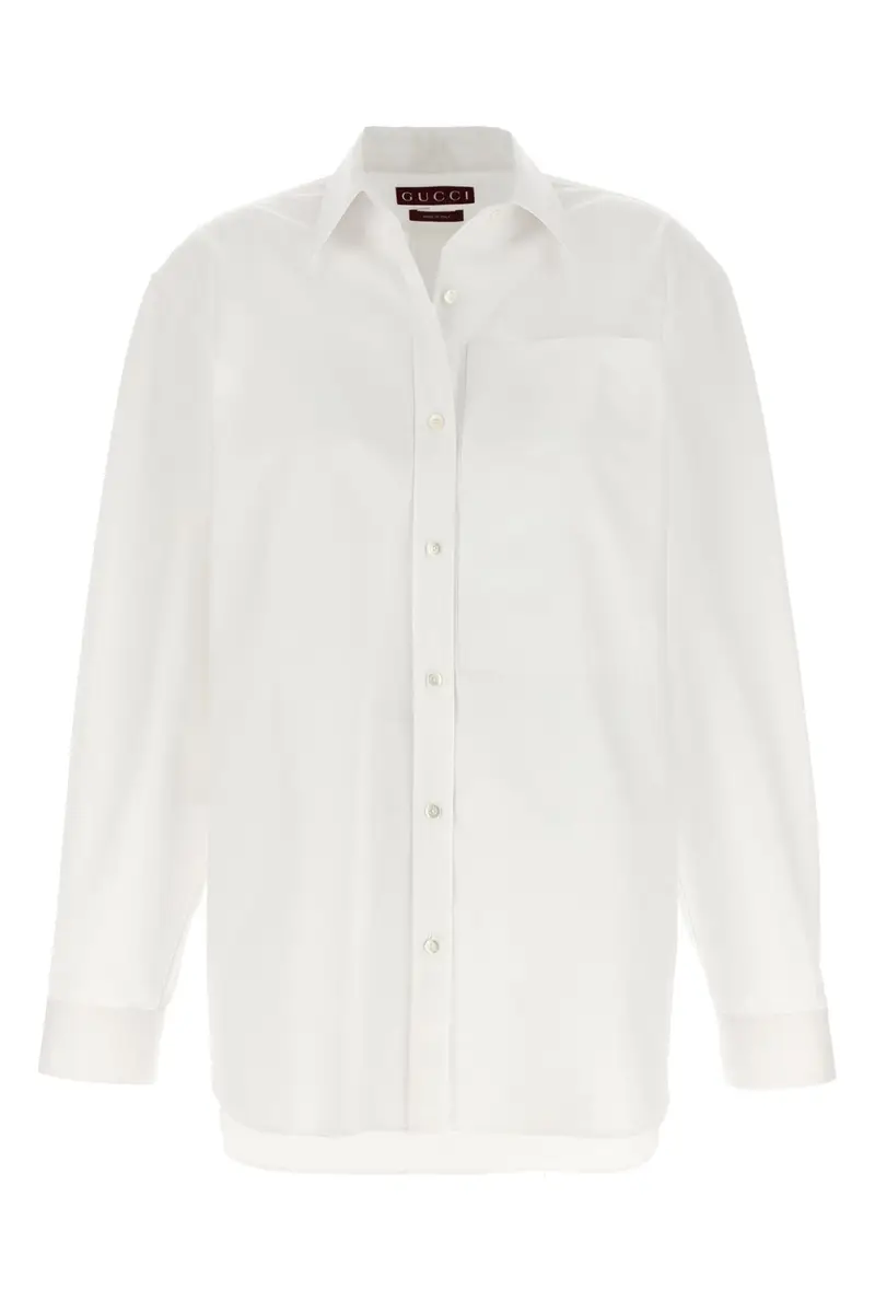 Camicia Ricamo Bianco