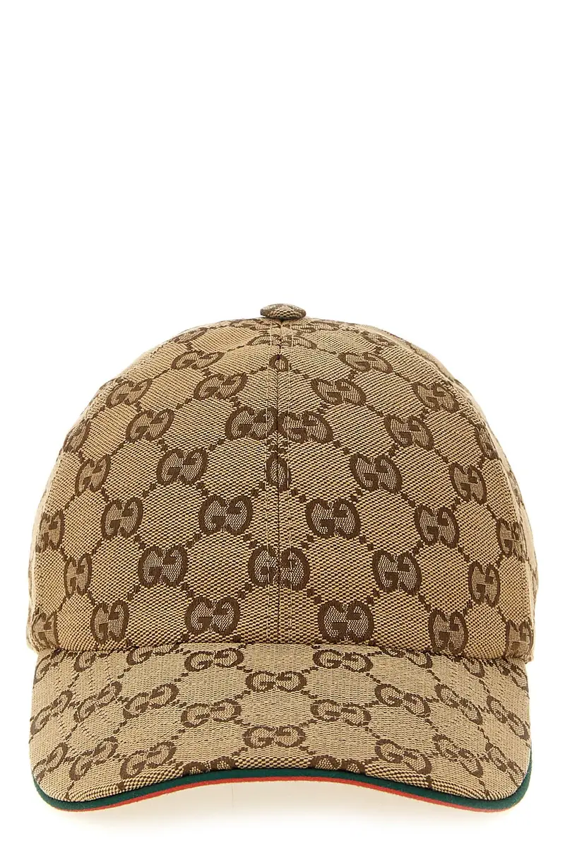 Cappellino Tessuto Gg Beige