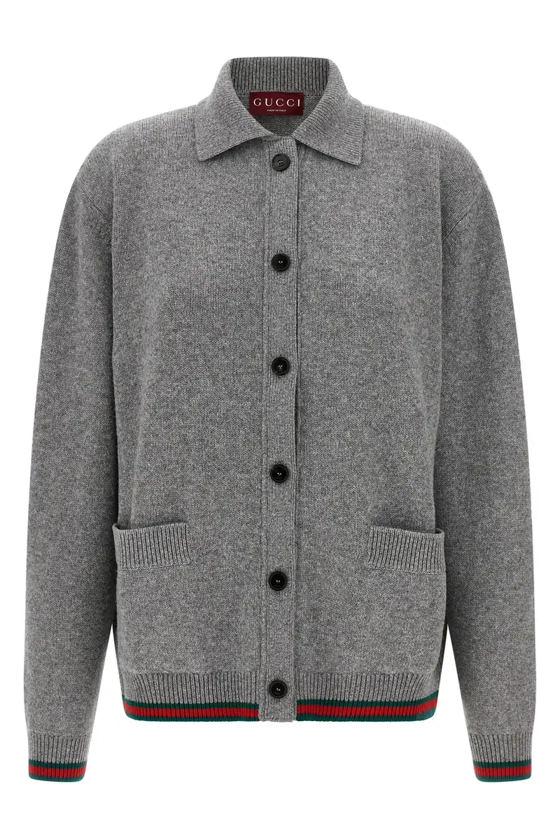 Gucci Cardigan Grigio 3892138