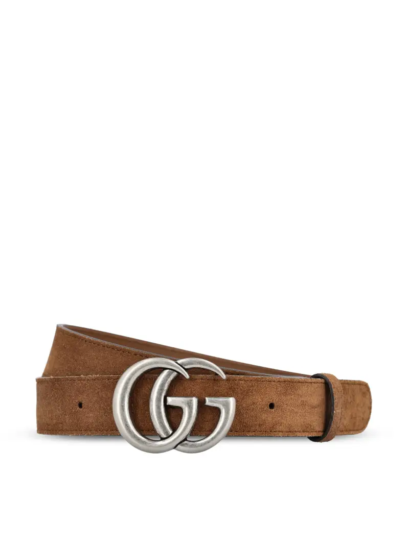 Cintura Sottile GG Marmont MARRONE