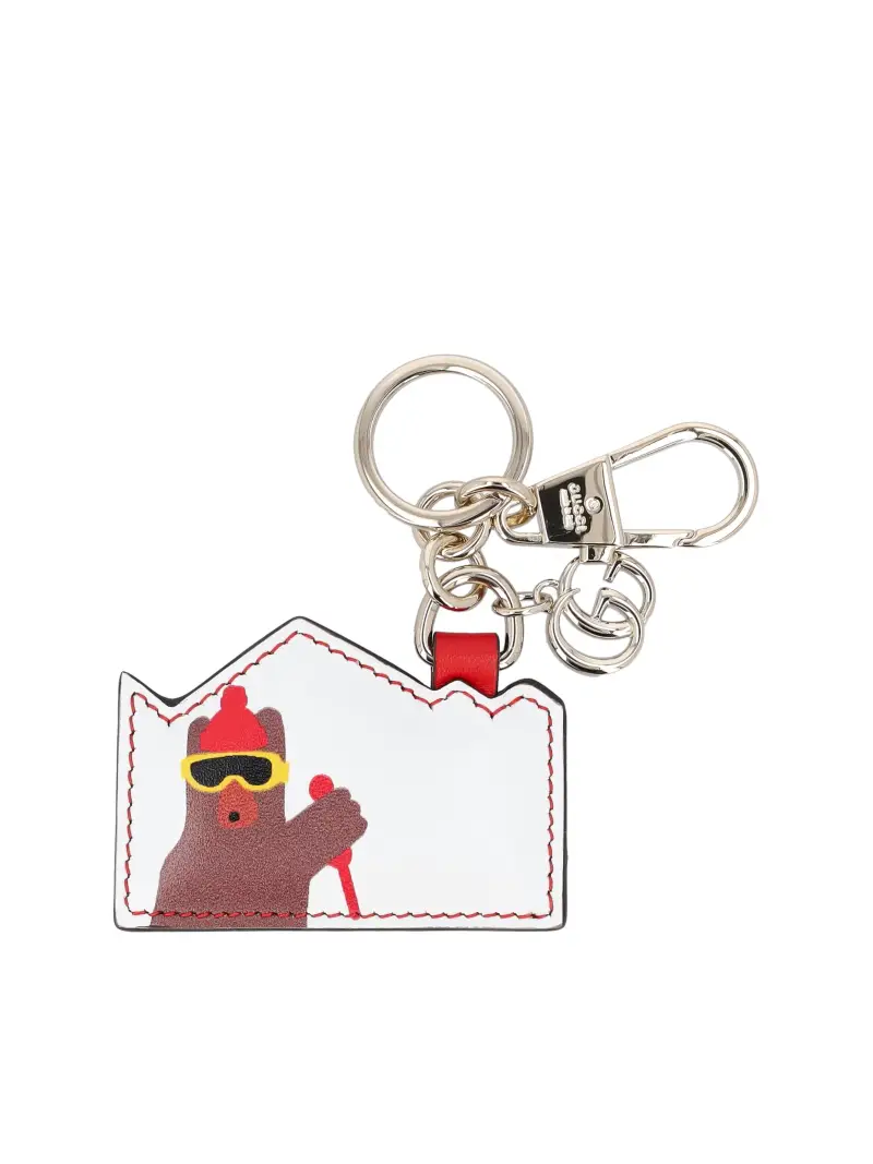 Ciondolo In Pelle ROSSO miniatura 2