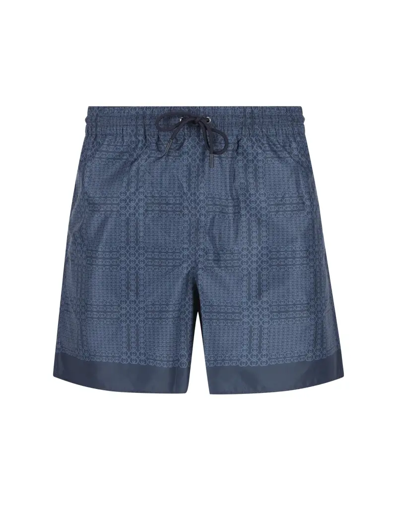 Costume Da Bagno In Popeline BLU