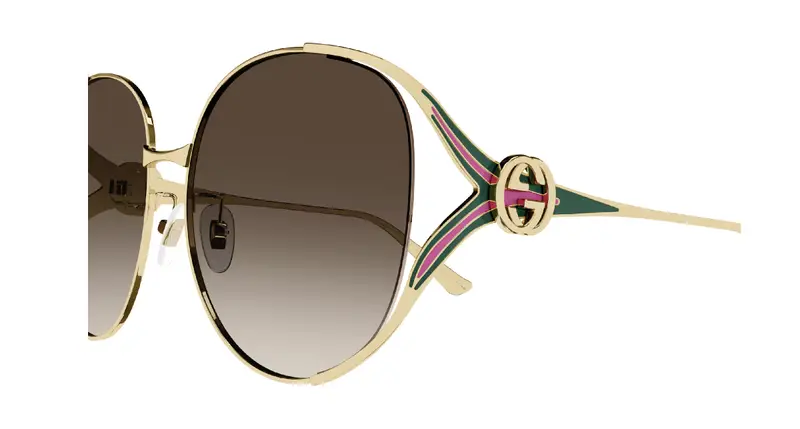 Gucci Occhiali da sole Donna Marrone 852815 miniatura 2